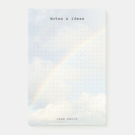 Personalized rainbow sky aesthetic dot Grid  ポストイット