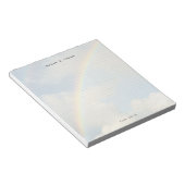 Personalized rainbow sky, dreamy aesthetic Grid ノートパッド (アングル)