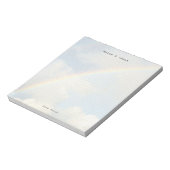 Personalized rainbow sky, dreamy aesthetic Grid ノートパッド (回転)
