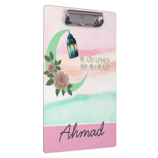 Personalized Ramadan Clipboard Organizer クリップボード (右)