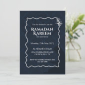 Personalized Ramadan Kareem Iftar Invitation 招待状 (スタンド正面)