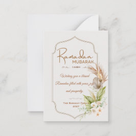 Personalized Ramadan Mubarak Greeting Card ノートカード