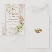 Personalized Ramadan Mubarak Greeting Card ノートカード (正面/裏面)