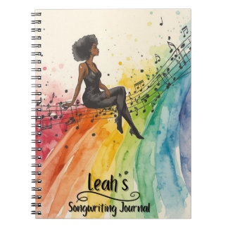 PERSONALIZED Rap Hip Hop Songwriting Journal ノートブック