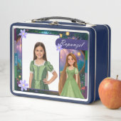 Personalized Rapunzel Lunch Box メタルランチボックス (インサイチュ)