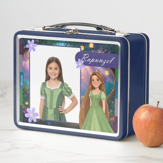 Personalized Rapunzel Lunch Box メタルランチボックス (インサイチュ)