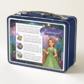 Personalized Rapunzel Lunch Box メタルランチボックス (裏面)