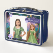 Personalized Rapunzel Lunch Box メタルランチボックス (正面)