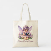Personalized Reading Fairy Freya Tote Bag トートバッグ (裏面)