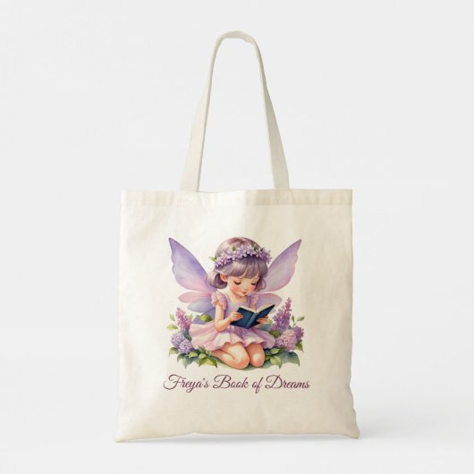 Personalized Reading Fairy Freya Tote Bag トートバッグ (裏面)