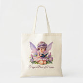 Personalized Reading Fairy Freya Tote Bag トートバッグ (正面)