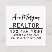 Personalized Real Estate Agent Gift 紹介カード (正面)