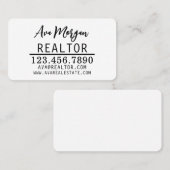 Personalized Real Estate Agent Gift 紹介カード (正面/裏面)