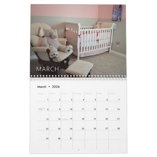 Personalized Realtor カレンダー (3月 2026)