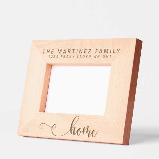 Personalized Realtor Closing Gift For Client レーザー彫刻フレーム (左)