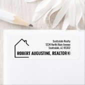 Personalized Realtor Return Address Label ラベル (インサイチュ)