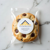 Personalized Realtor Sticker with Logo ラウンドシール