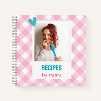 Personalized Recipe Book (ADD YOU PHOTO) ノートブック