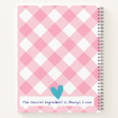 Personalized Recipe Notebook ノートブック (裏面)