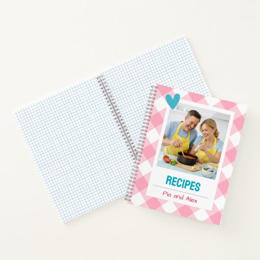 Personalized Recipe Notebook ノートブック (内部)