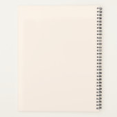 Personalized Red/Blue Stripe Hot Air Balloon プランナー手帳 (裏面)