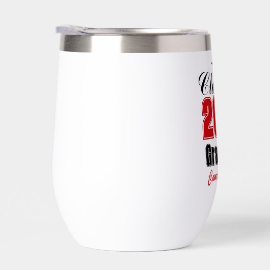 Personalized Red Class of 2026 Graduation (右面)