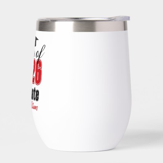 Personalized Red Class of 2026 Graduation (左面)