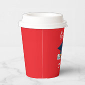 Personalized Red Graduation Party Paper Cups Class 紙コップ (右)