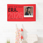 Personalized Red Graduation Photo Banner 2026 横断幕 (インサイチュ)