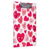 Personalized Red Heart Happy Valentine’s Day Lover クリップボード (右)