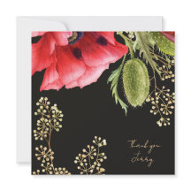 Personalized Red Poppy