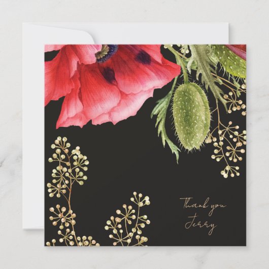 Personalized Red Poppy (正面)