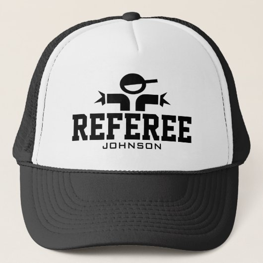 Personalized referee hat for official sports teams キャップ (正面)