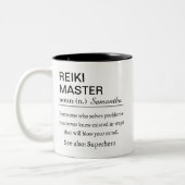 Personalized Reiki Master  Definition  ツートーンマグカップ (左)