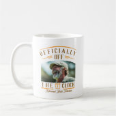 Personalized Retiree Party Favor Retirement Photo コーヒーマグカップ (左)
