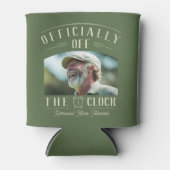 Personalized Retiree Party Favor Retirement Photo  缶クーラー (正面)