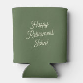 Personalized Retiree Party Favor Retirement Photo  缶クーラー (裏面)