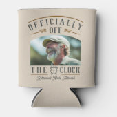 Personalized Retiree Party Favor Retirement Photo 缶クーラー (正面)