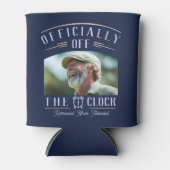 Personalized Retiree Party Favor Retirement Photo  缶クーラー (正面)