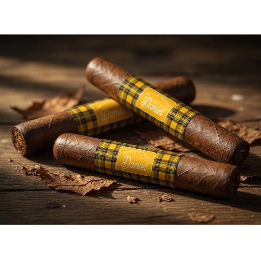 Personalized Retirement Cigar Band Sticker ラベル