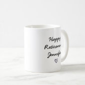 Personalized Retirement Mug, Every Sip Tastes Like コーヒーマグカップ (正面右)