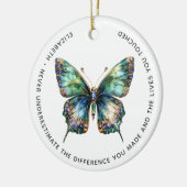 Personalized Retirement Thank You セラミックオーナメント (左)