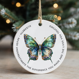 Personalized Retirement Thank You セラミックオーナメント