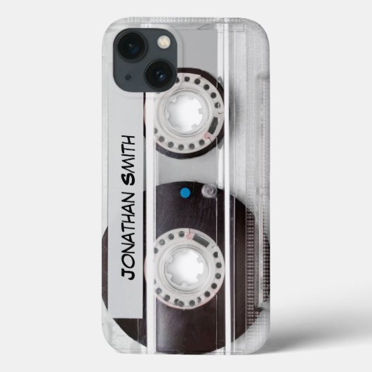 Personalized Retro Casette 80's Case-Mate iPhoneケース (裏面)