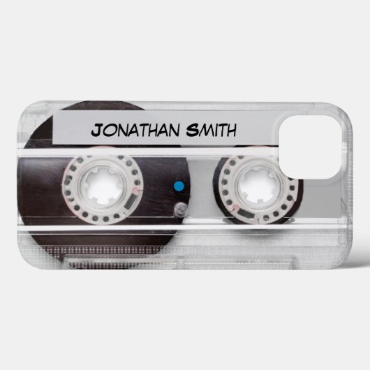 Personalized Retro Casette 80's Case-Mate iPhoneケース (裏面 (横))