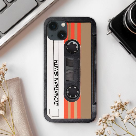 Personalized Retro Casette 80's Case-Mate iPhoneケース