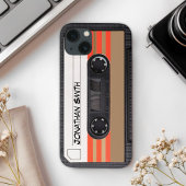 Personalized Retro Casette 80's iPhoneケース