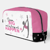 Personalized Rhythmic Gymnast Dream Big Case bag ドップキット (右コーナー)