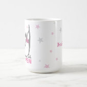 Personalized Rhythmic Gymnast Dream Big Coffee Mug コーヒーマグカップ (中央)