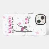 Personalized Rhythmic Gymnast Dream Big Phone Case iPhoneケース (裏面横)